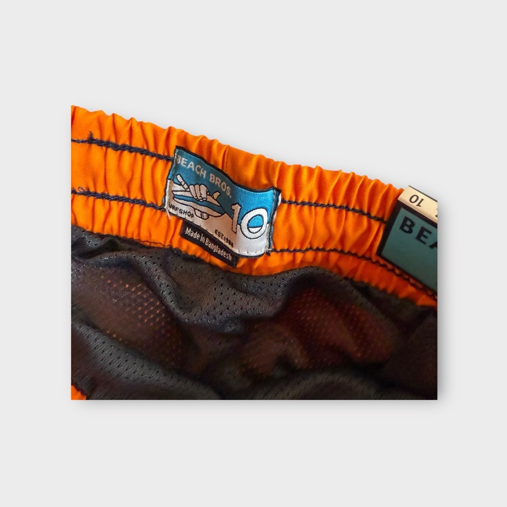 Beach Bros. Orange Swim Trunks - Picture 3 of 5
